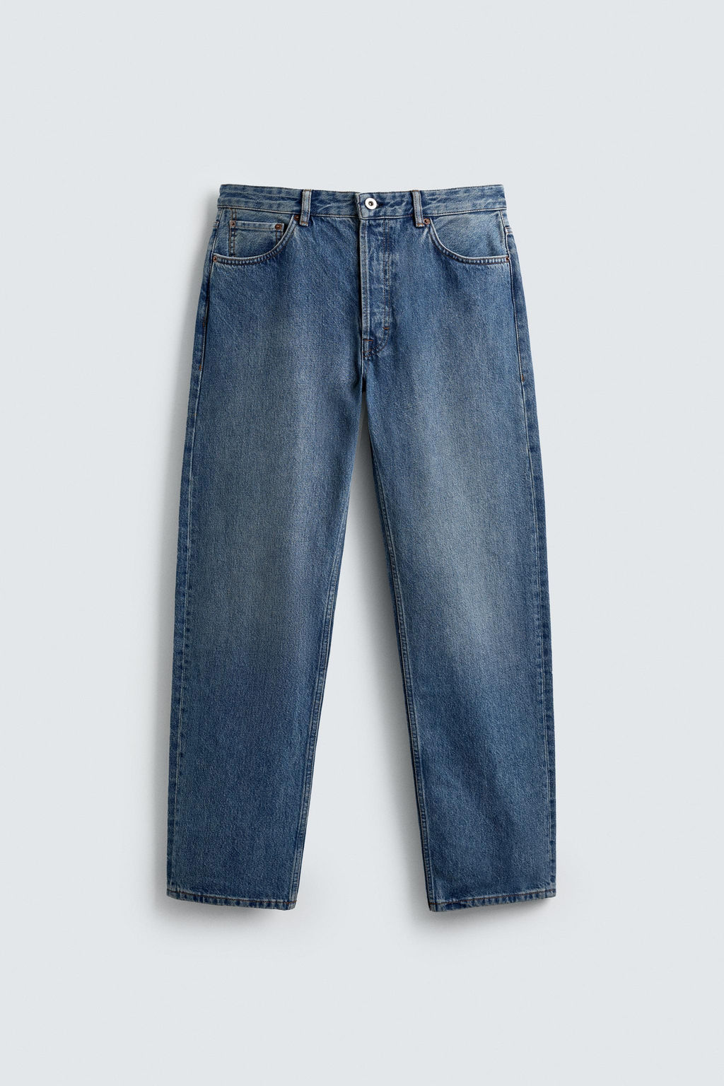 STRAIGHT-LEG JEANS LIMITED EDITION - Zara фото 7