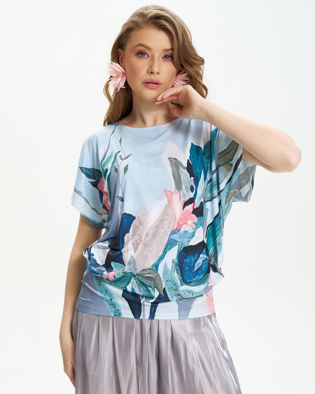 авторская вискозная футболка- кимоно - Sahar art lab фото 4