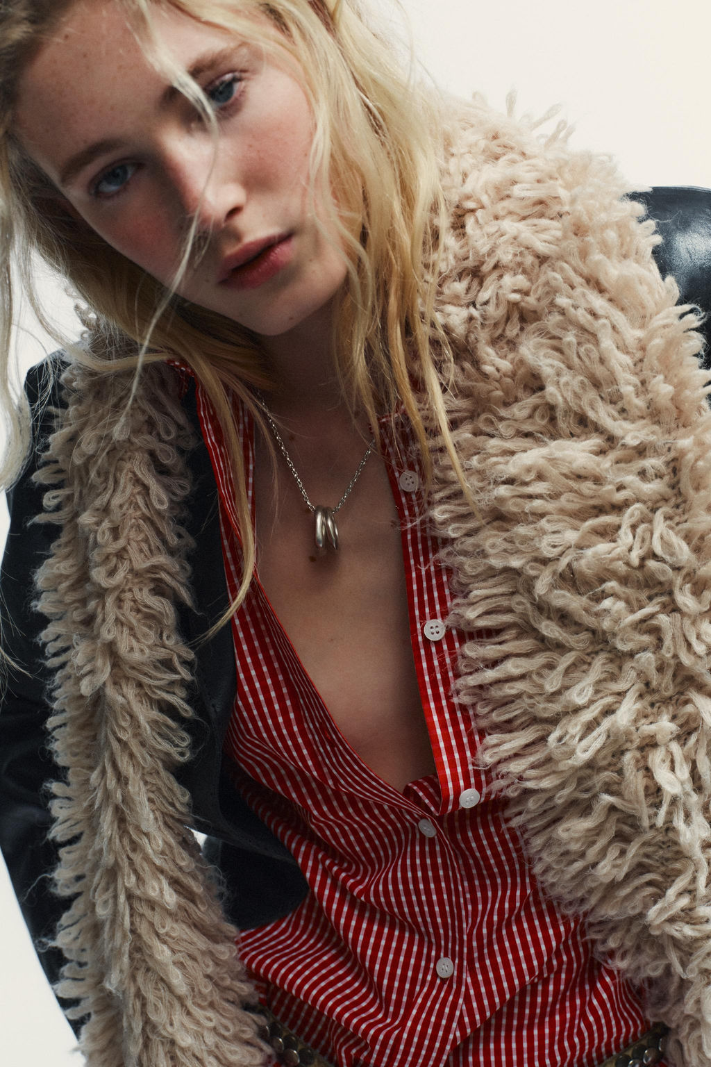 TEXTURED KNIT SCARF - Zara фото 2