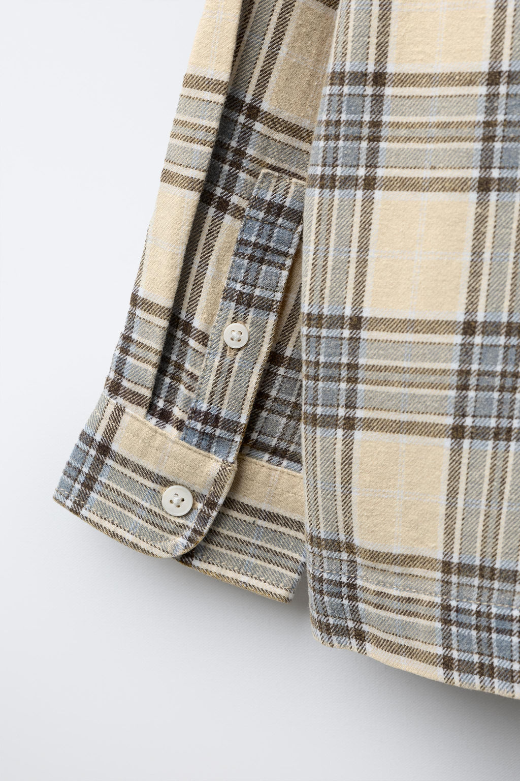 CHECK PRINT SHIRT - Zara фото 4