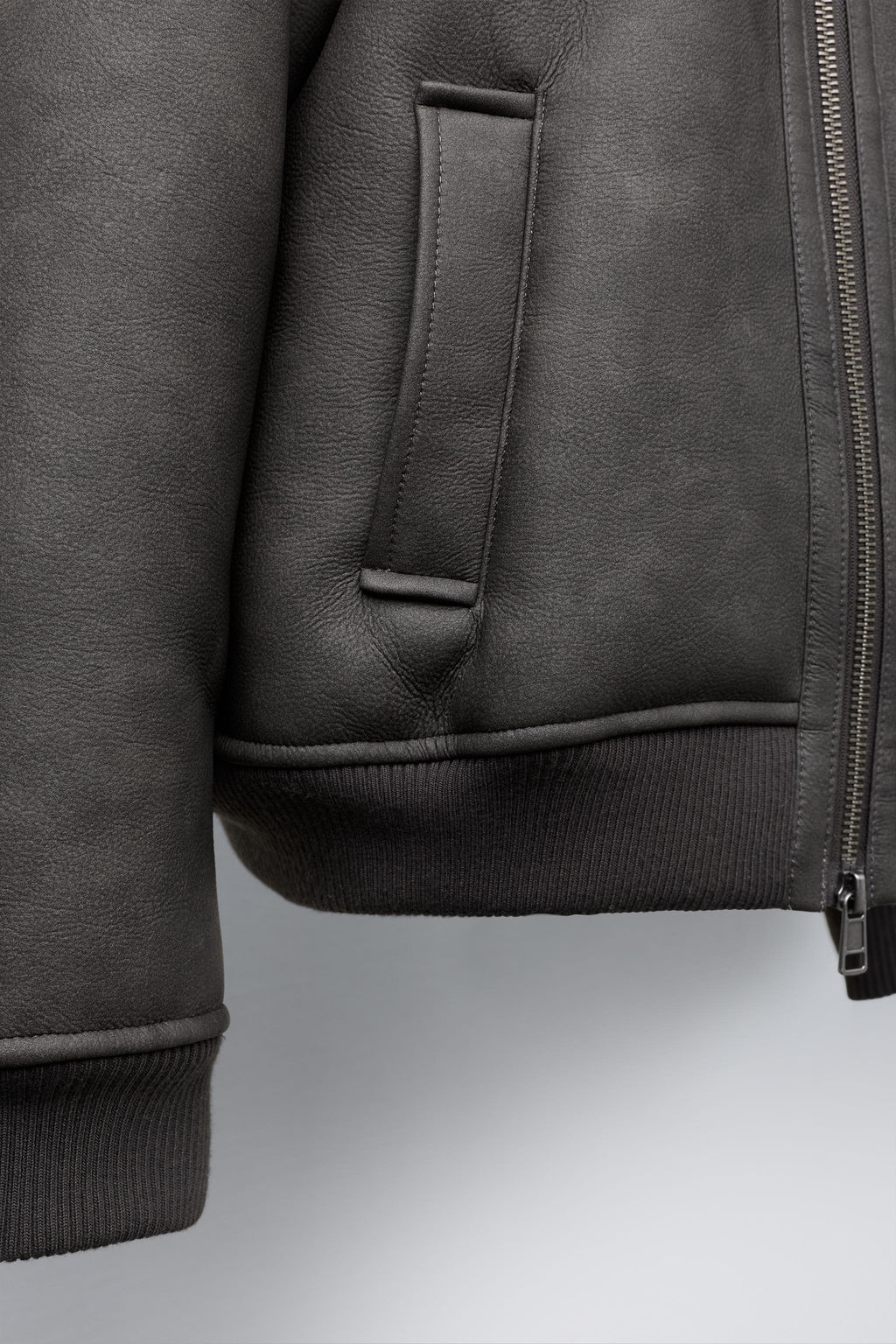 DOUBLE-FACED BOMBER JACKET - Zara фото 6