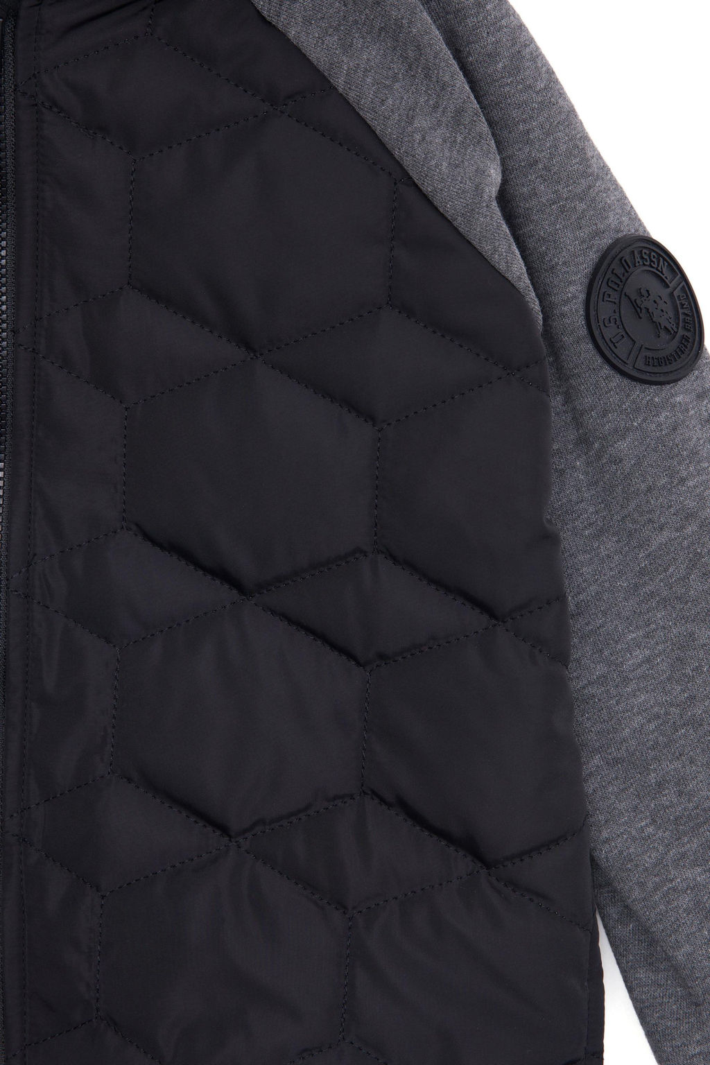 Черная толстовка с капюшоном для мальчиков - U.s. polo assn фото 4