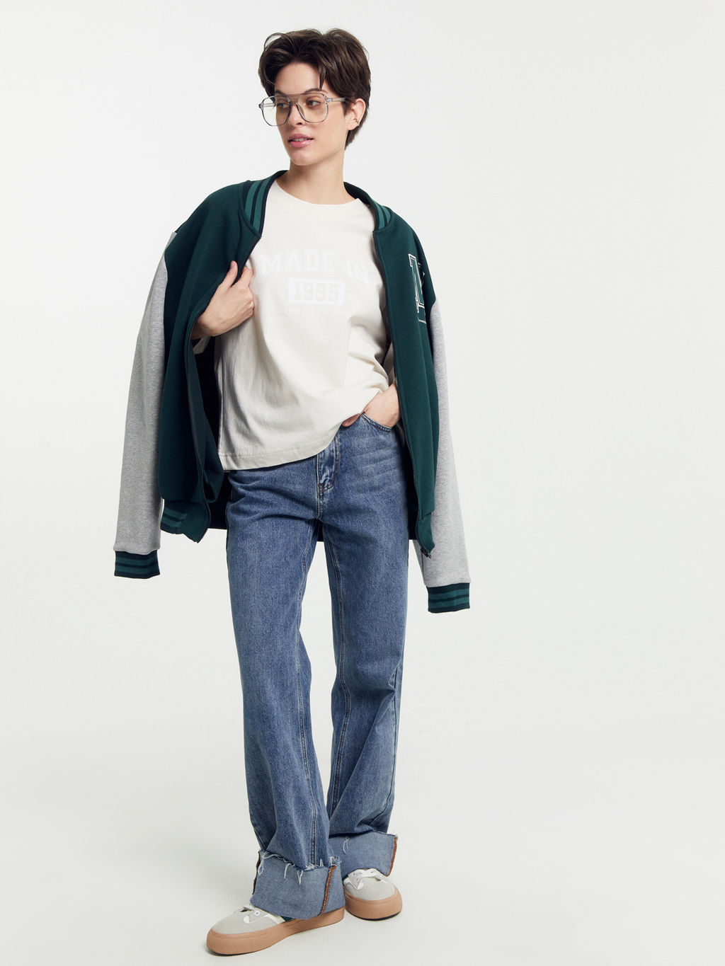 Футболка женская бежевая с печатью белый песок +печать 112769 - Mark formelle фото 9