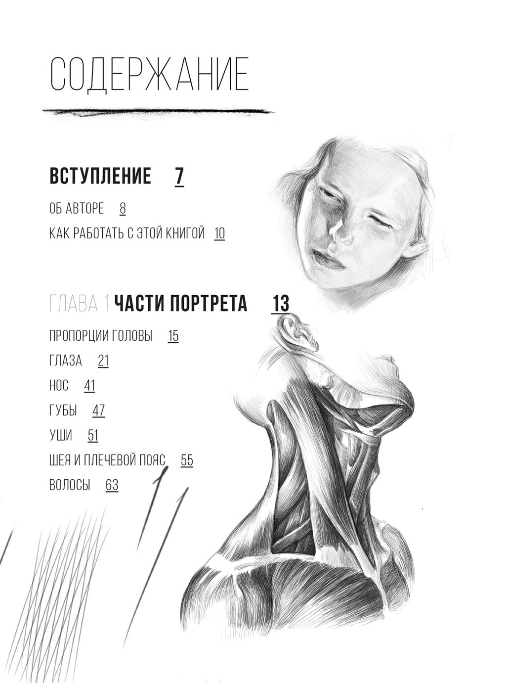 Рисунок карандашом от А до Я. Портрет карандашом. Шимшилашвили А. - Колибри фото 3