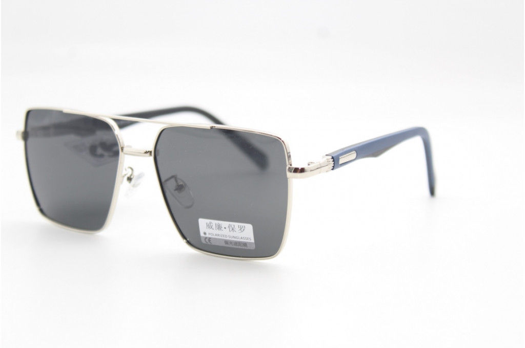 Солнцезащитные очки WILIBOLO (Polarized) 8020 57-15-143 С5 Серебро
