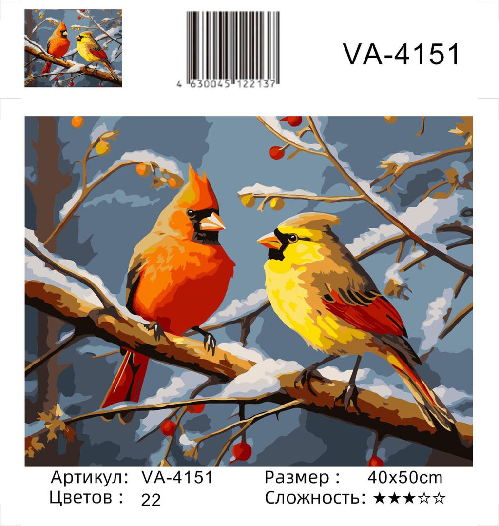 Картина по номерам на холсте и подрамнике 40х50 см - KOLIBRIKI фото 2