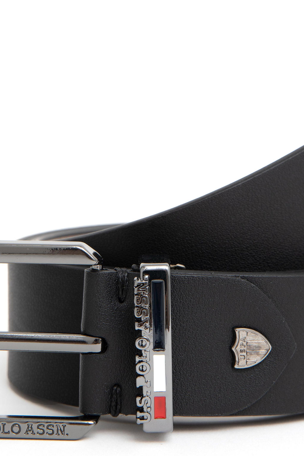 Мужской черный пояс - U.s. polo assn фото 4