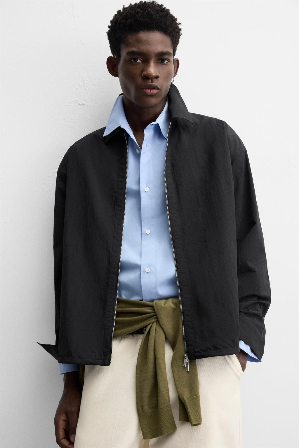 TECHNICAL OVERSHIRT WITH ZIP - Zara фото 14