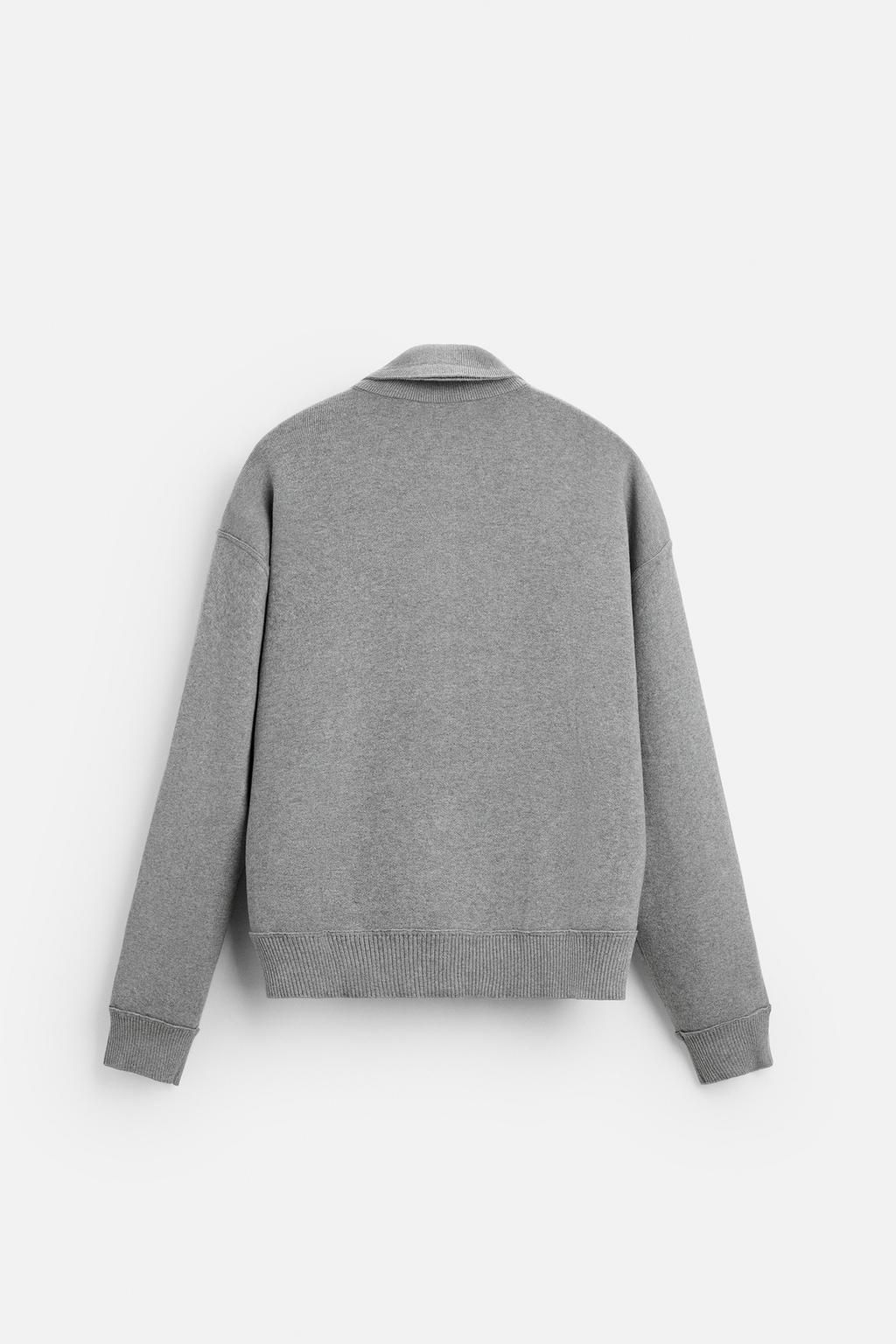 UNEVEN STITCH KNIT JACKET - Zara фото 7