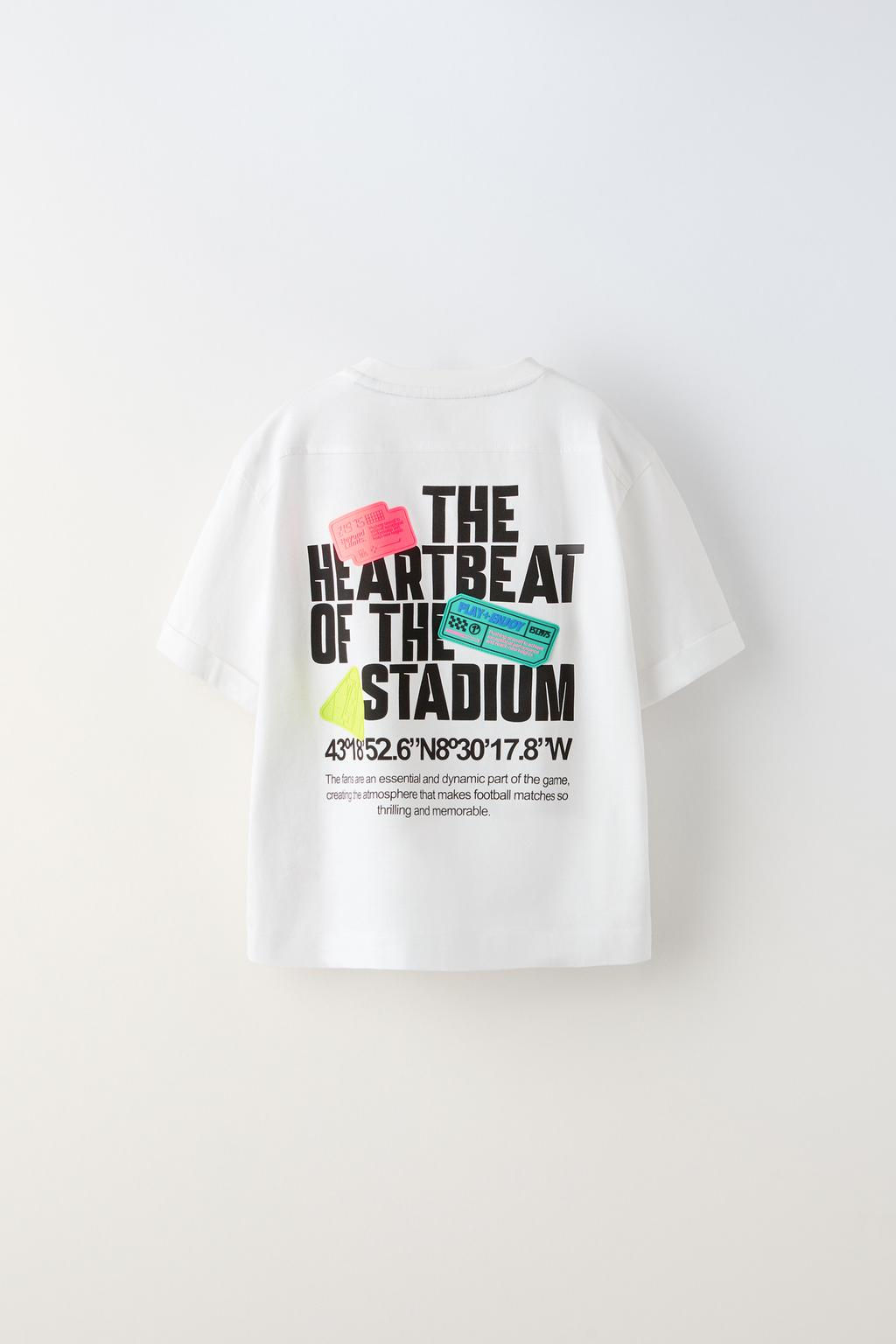 NEON PATCHES T-SHIRT - Zara фото 2