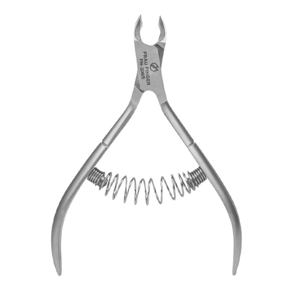 Frau Finger Кусачки маникюрные для кутикулы / Classic FN-206/5DP, спиральная пружина, ручная заточка, 5 мм