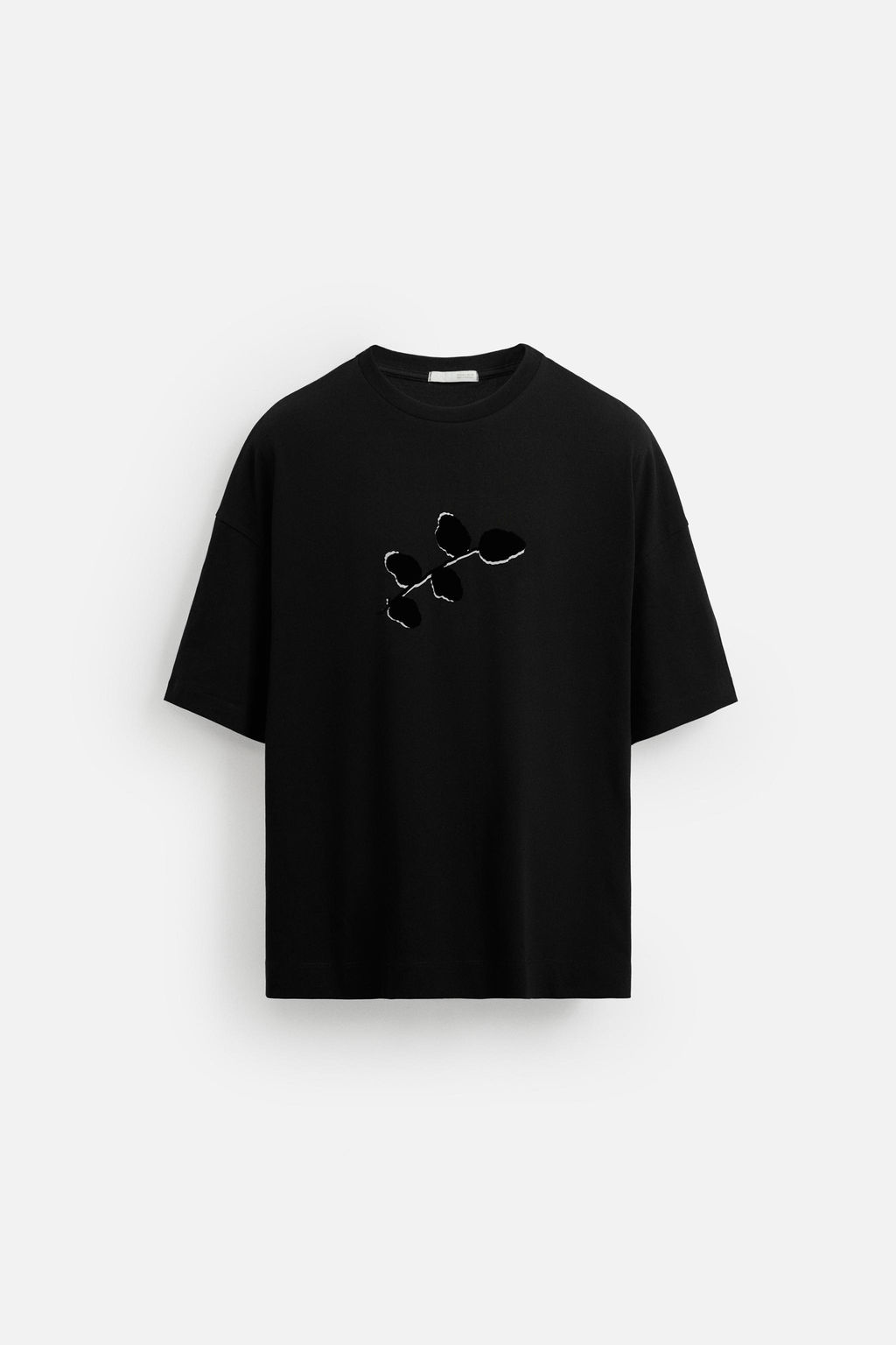 TEXTURED PRINT T-SHIRT - Zara фото 7