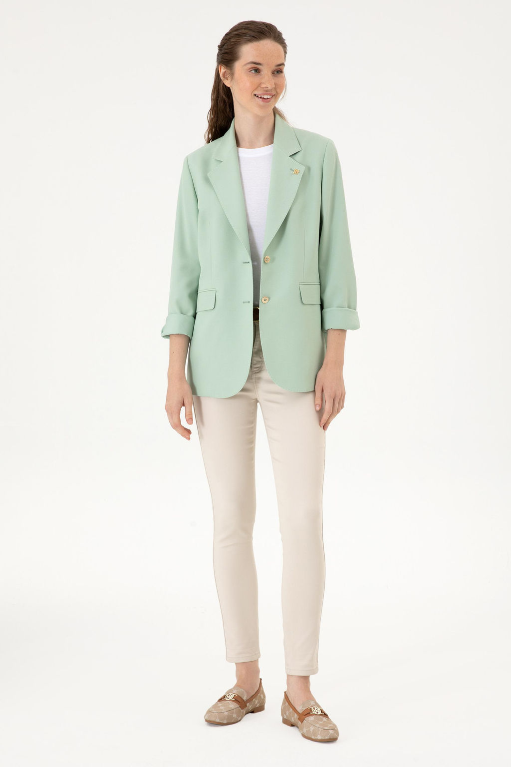 Kad_n Su Ye_ili Ceket Sepette S_rpriz _ndirim - U.s. polo assn фото 4