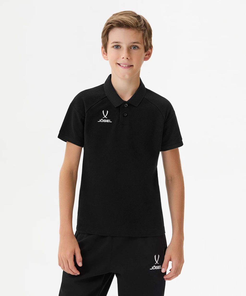 Поло JOGEL CAMP 2 CVC Polo CZ, черный  фото 7