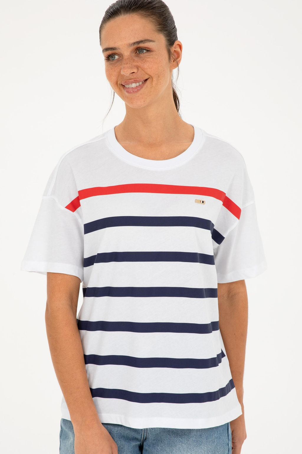 U. S. Polo Assn / Женская белая футболка - U.s. polo assn фото 3