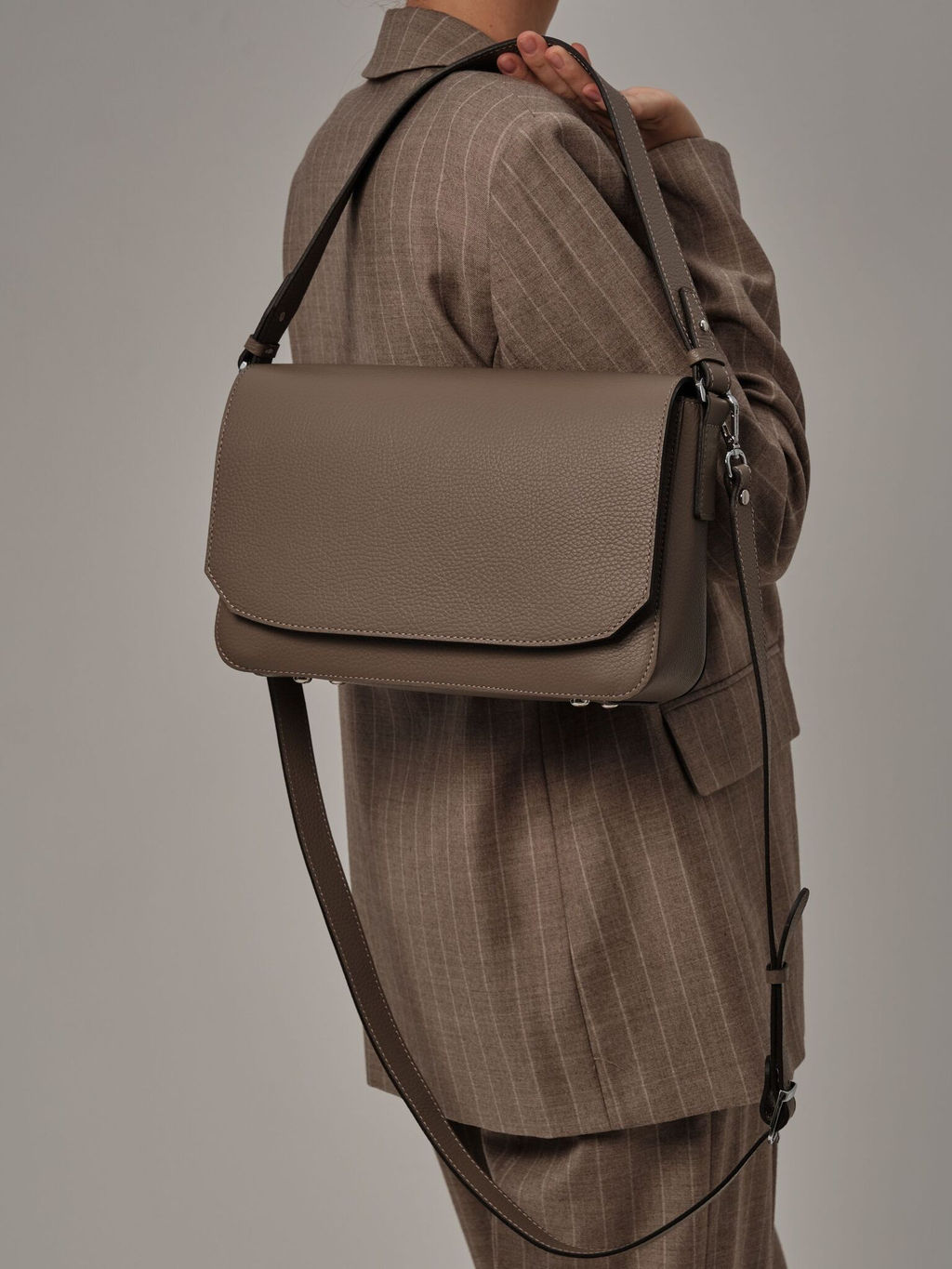 Сумка на плечо Deboro 30512 тауп