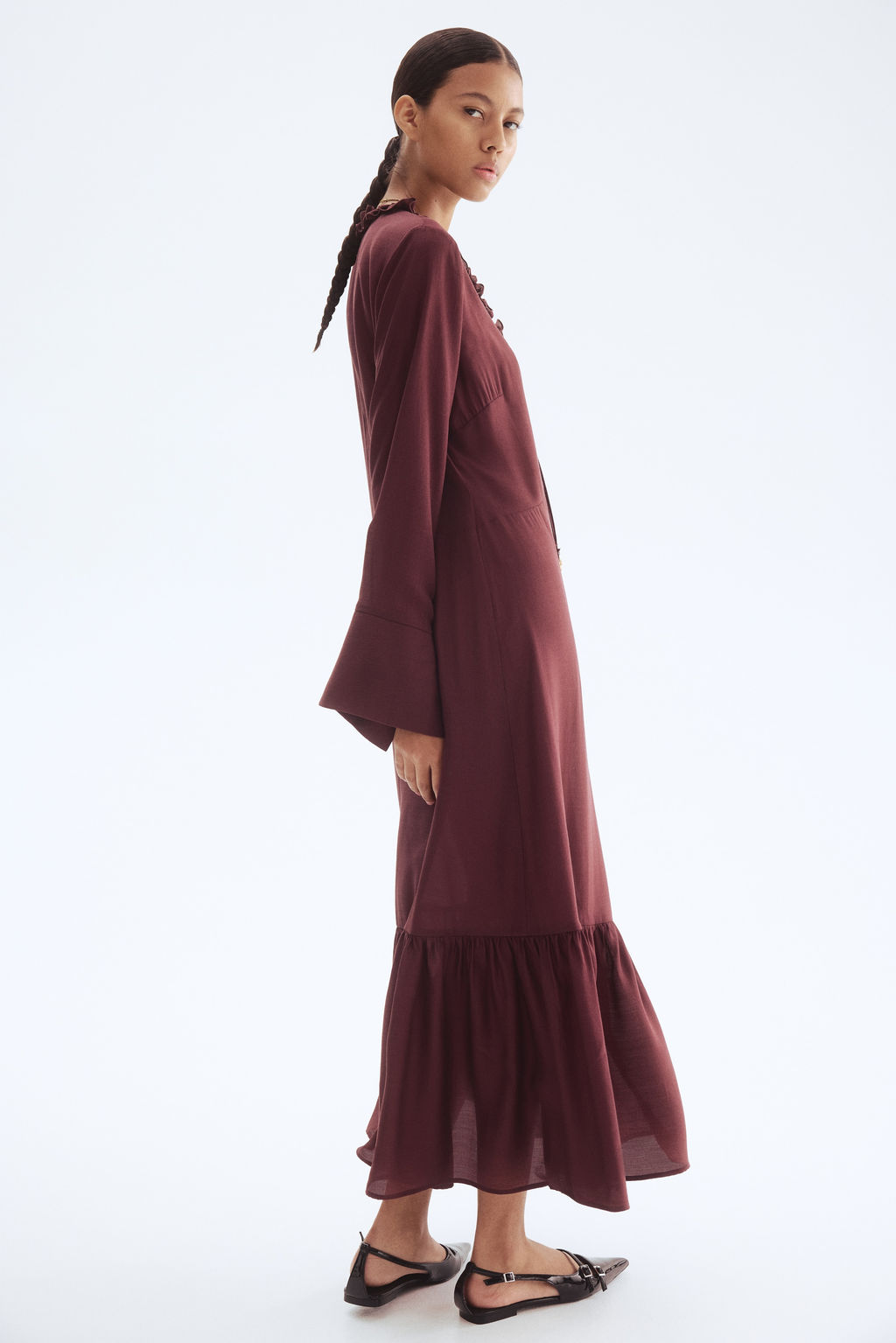 Maxivestido con volantes - H&m фото 2