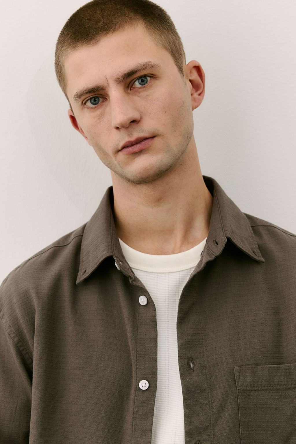 Camisa texturizada Regular Fit - H&m фото 4