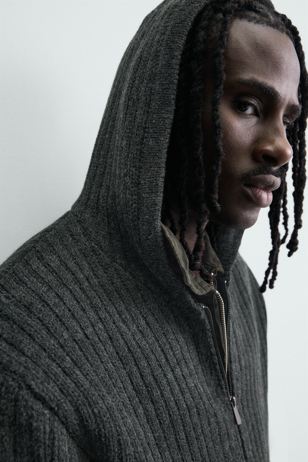 TEXTURED RIBBED JACKET - Zara фото 7