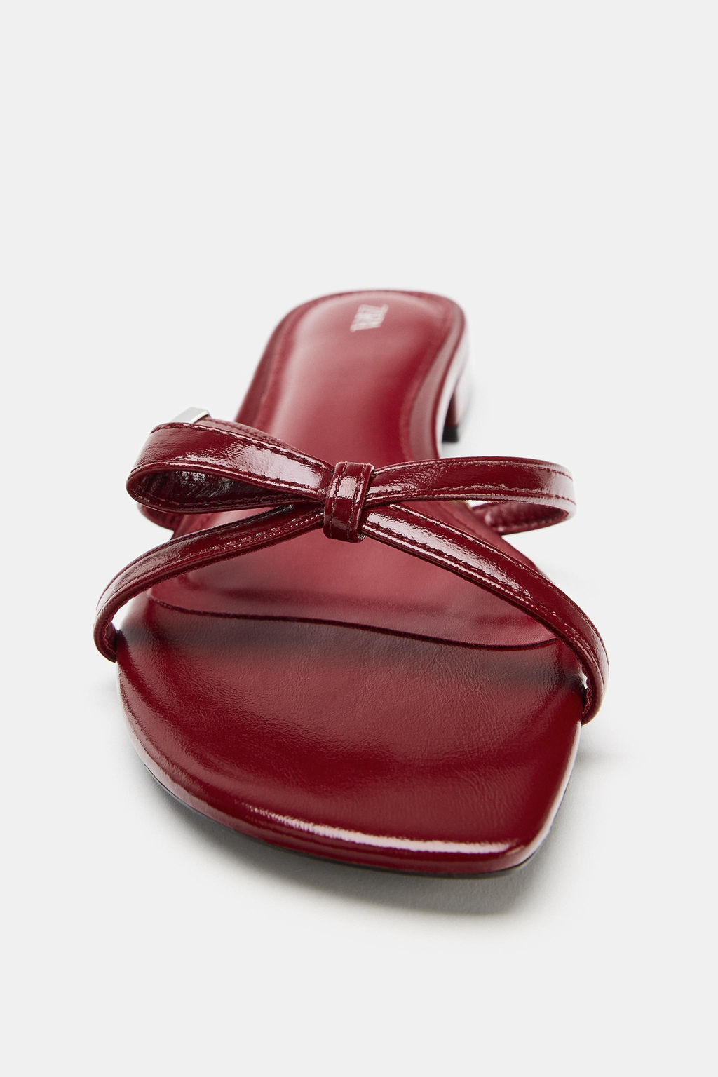 SANDALIA PLANA DETALLE LAZO / Rojo - Zara фото 4