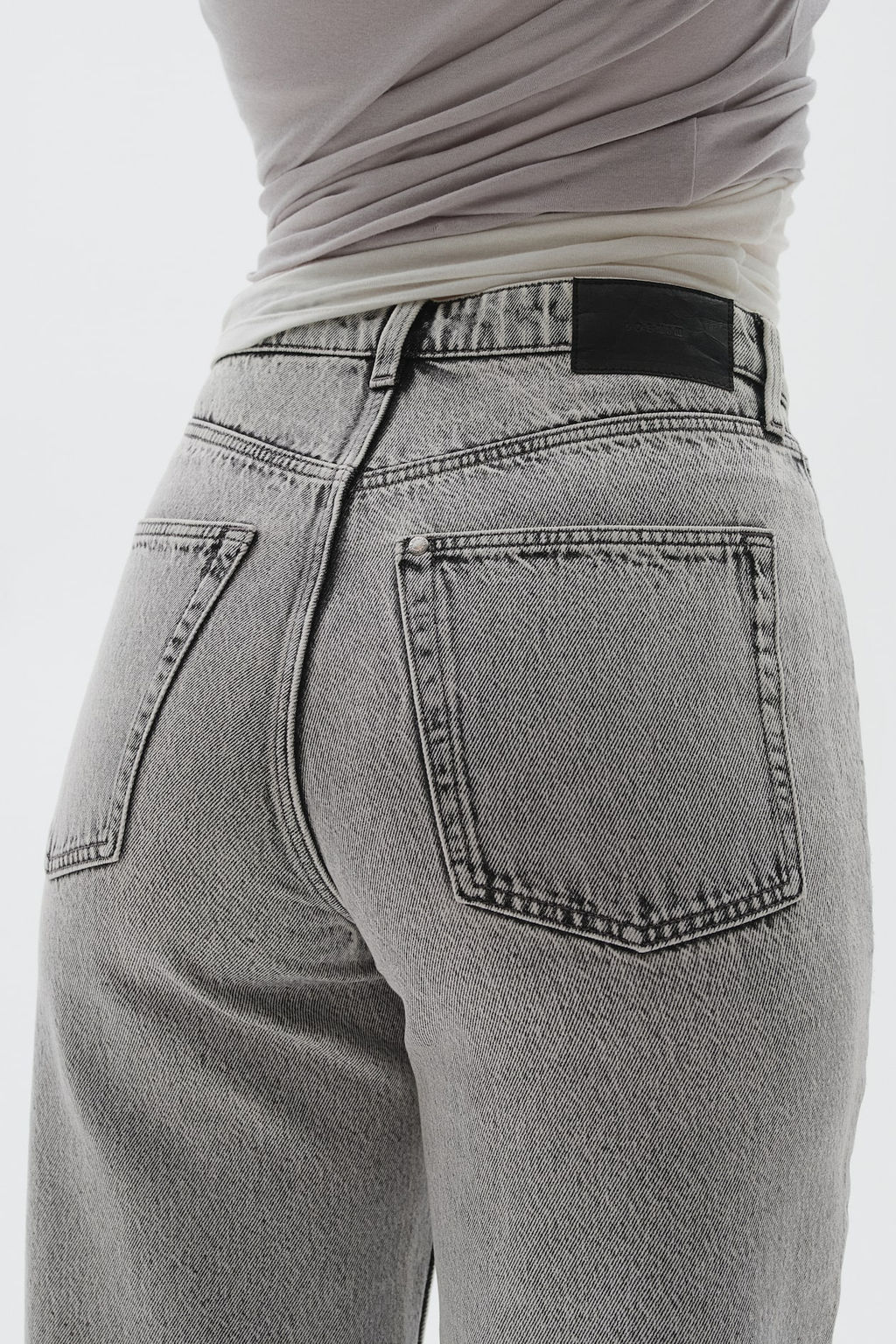Curvy Fit Wide Ultra High Jeans - H&m фото 2
