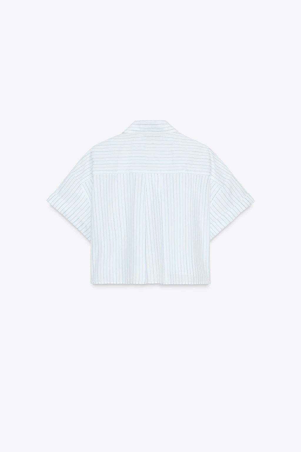 POPLIN CROP SHIRT