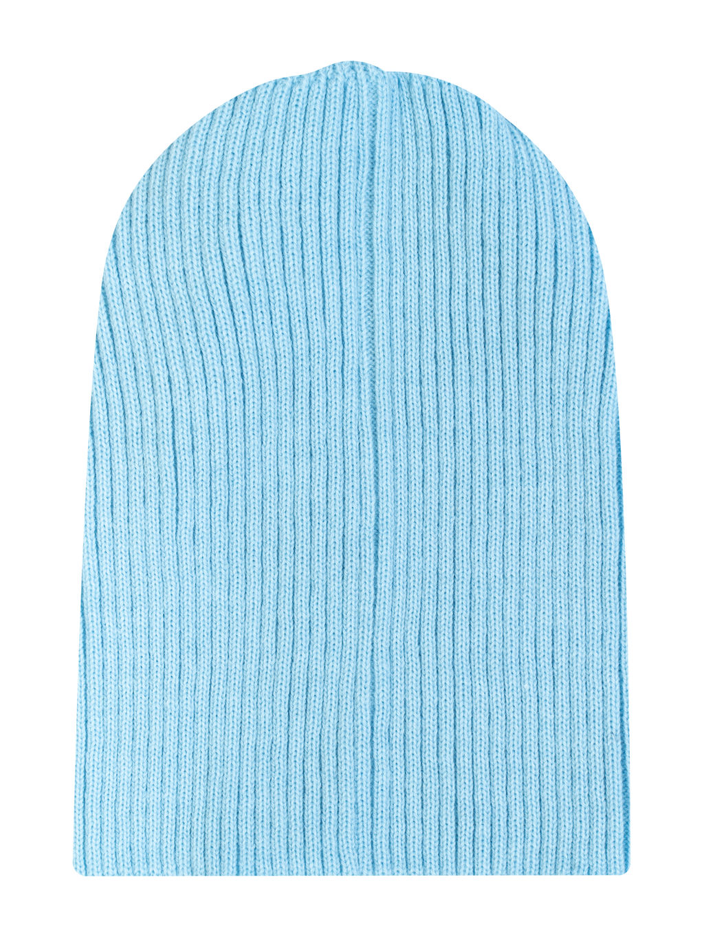 Шапка вязаная светло-голубая Ш-103 (58)