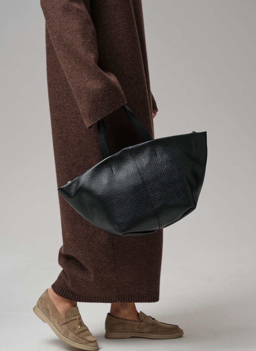 Кожаная сумка Azaro 31355 черный