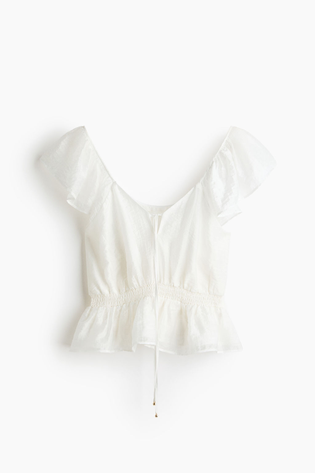 Blusa de manga circular con peplum - H&m фото 2