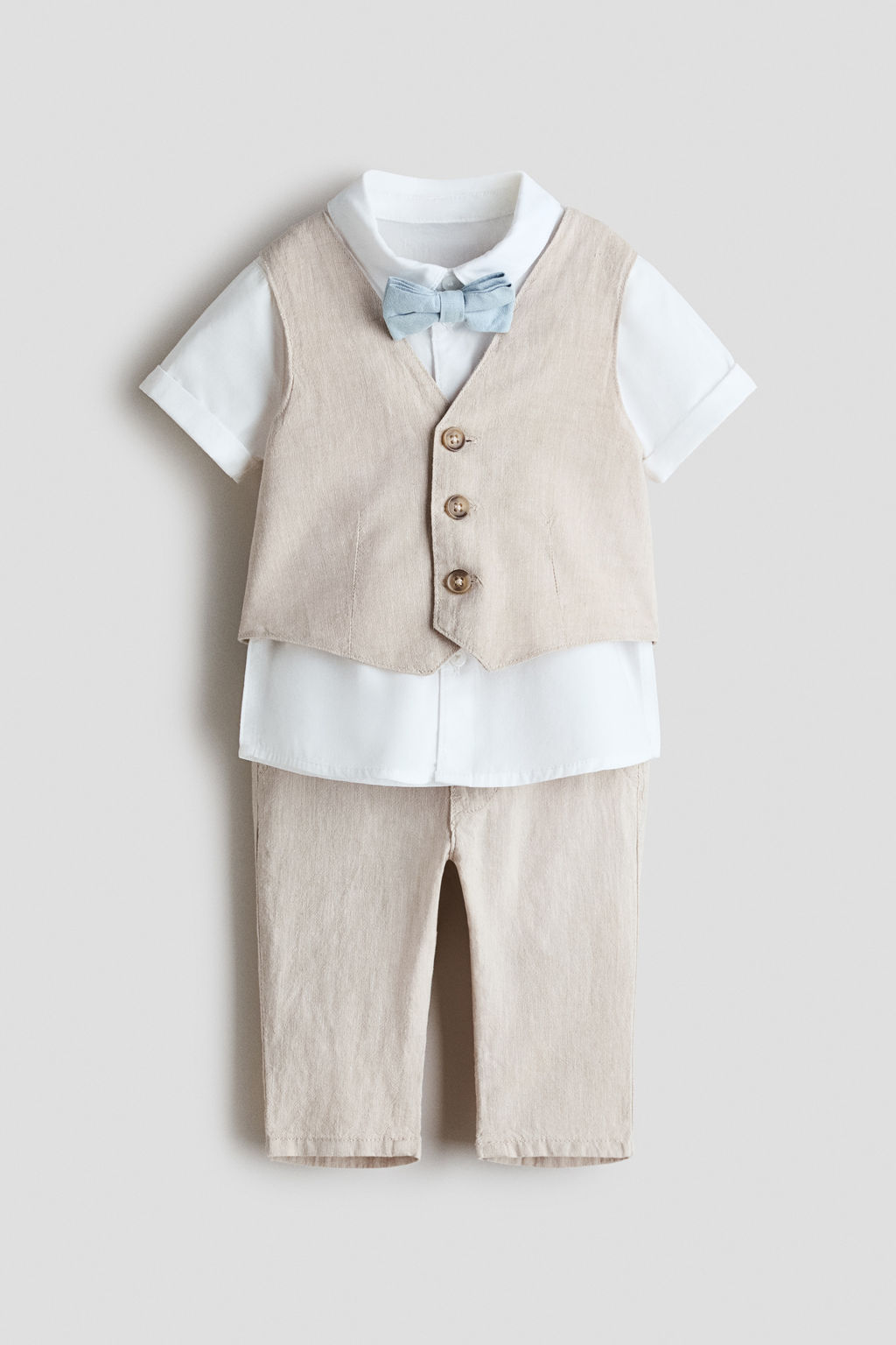 Conjunto de vestir de 4 piezas en mezcla de lino - H&m фото 3