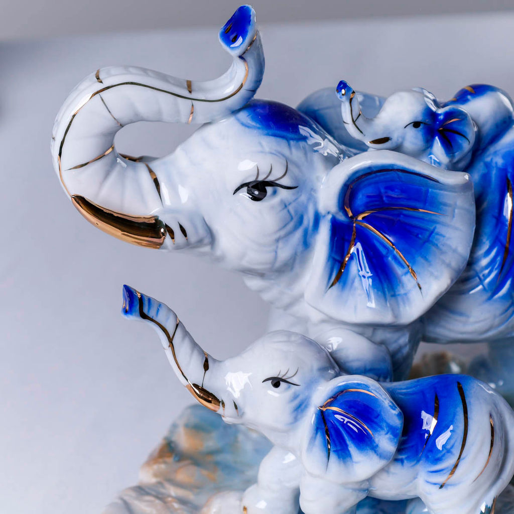 Статуэтка Слоны 9х13 см / W088 /уп 12/ - ГалеонТрейд фото 4