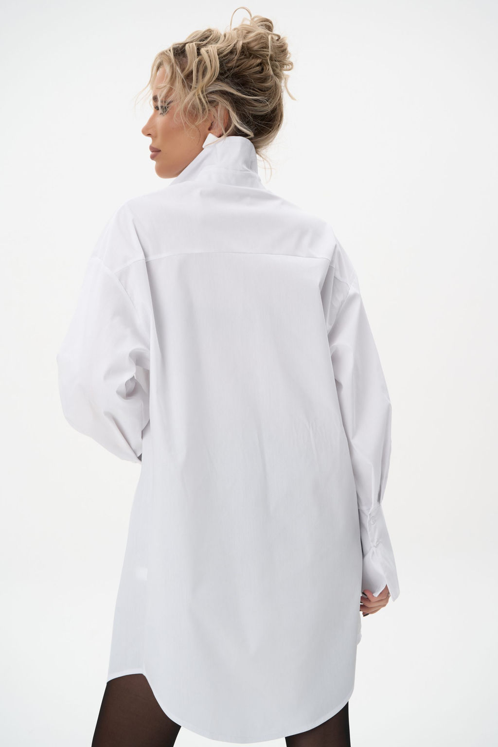 Платье рубашка Пэрис (белый) - Эльза фото 10