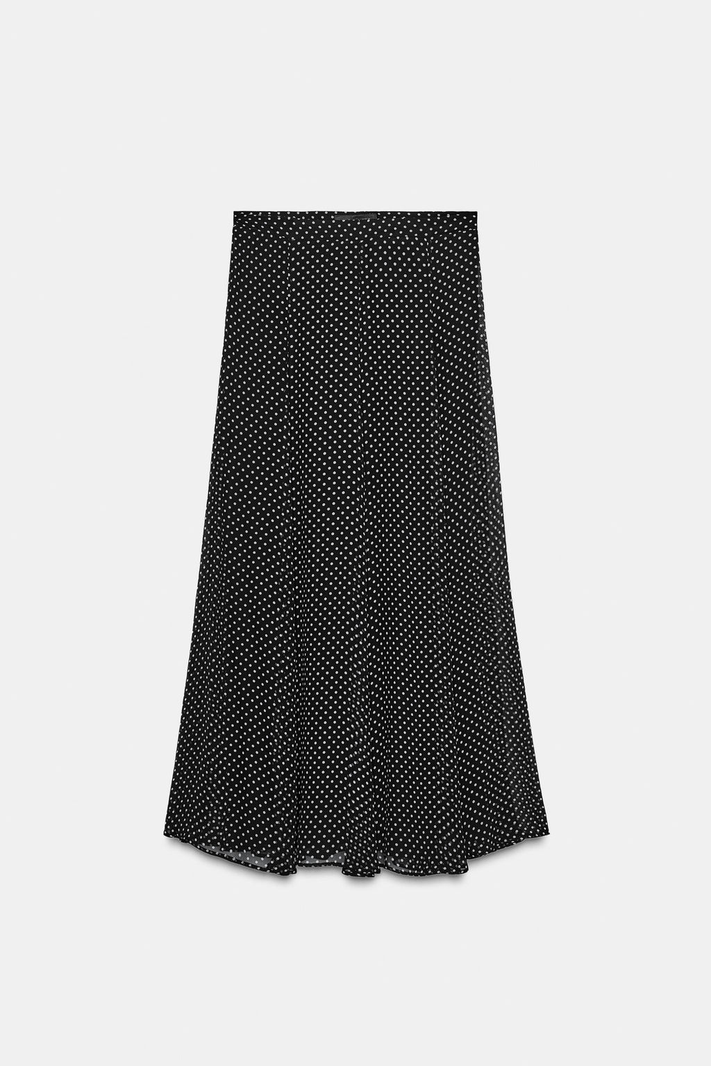ZW COLLECTION POLKA DOT LONG SKIRT - Zara фото 2