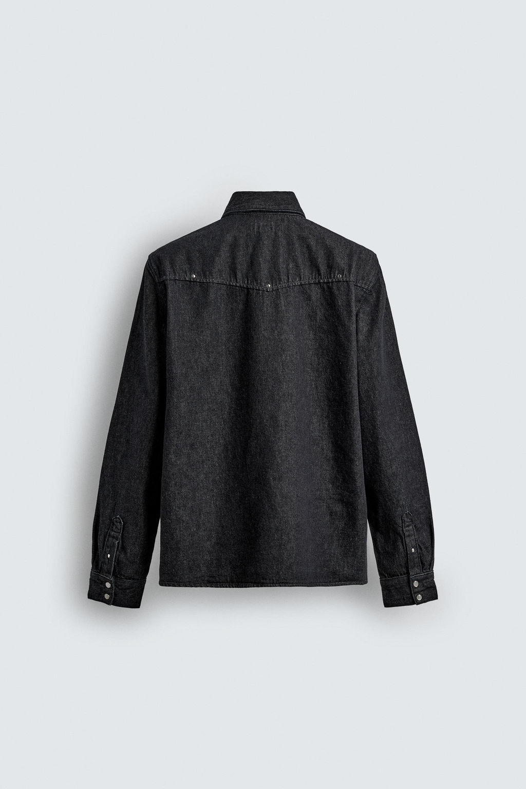STUDDED WESTERN DENIM SHIRT - Zara фото 8