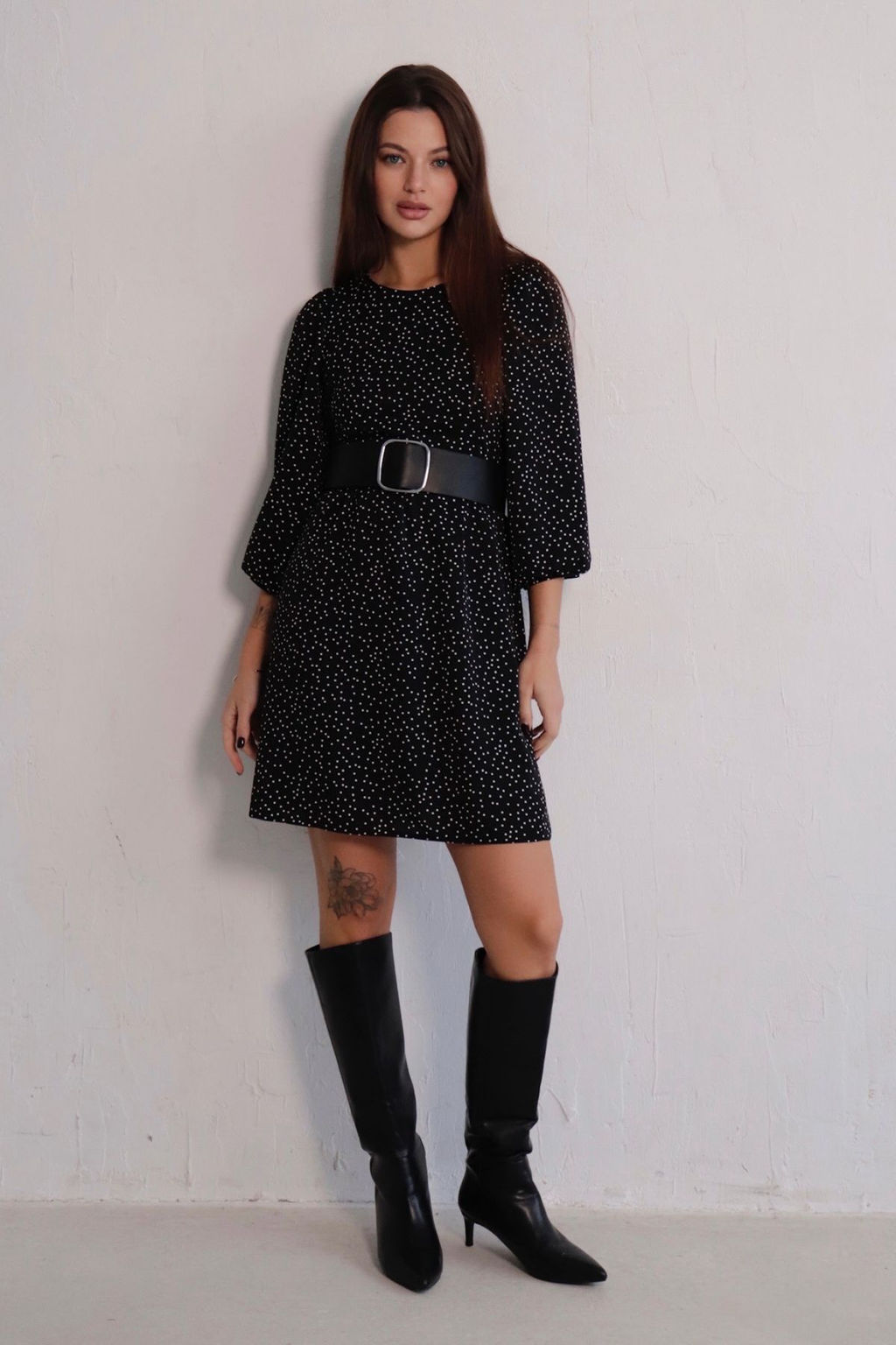 Платье с присборенной юбкой - Martichelli фото 47