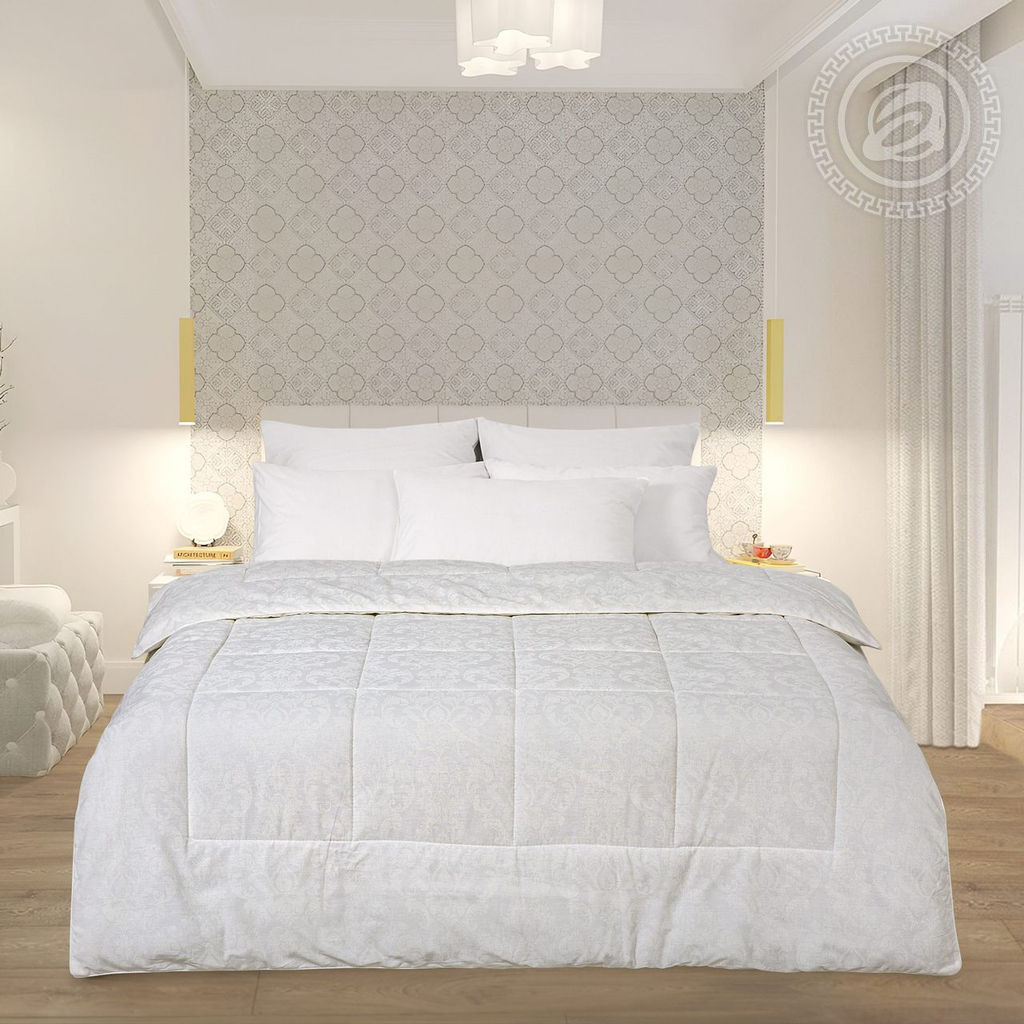 Одеяло "Лебяжий пух" облегченное (хлопок 100%) 200*215 Евро/1 шт. Комфорт (хлопок)