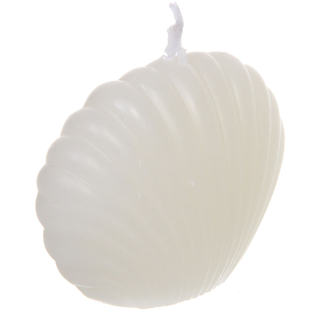 Свеча "Морская ракушка" 6*4,5, Белый