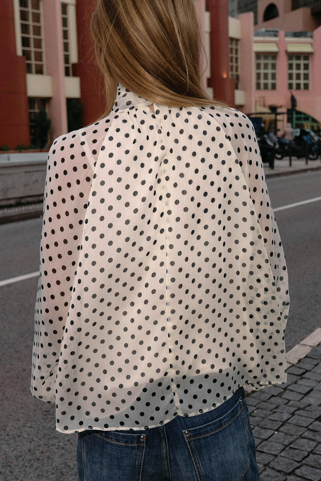 POLKA DOT PRINT BLOUSE - Zara фото 27