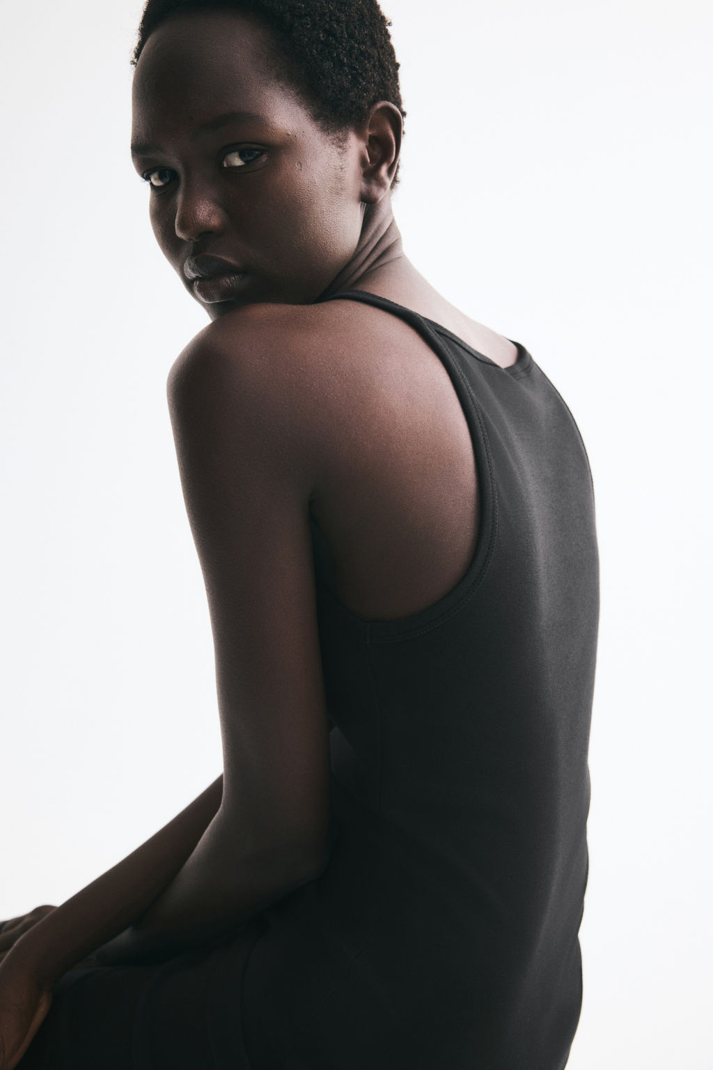 Cotton bodycon dress - H&m фото 7