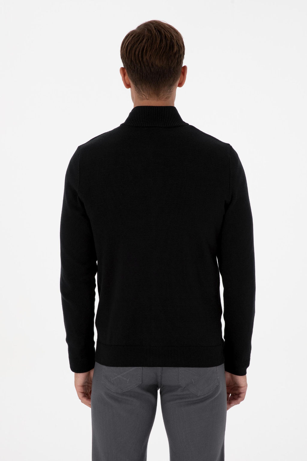 Erkek Slim Fit Siyah Basic Triko H_rka Sepette S_rpriz _ndirim - U.s. polo assn фото 12