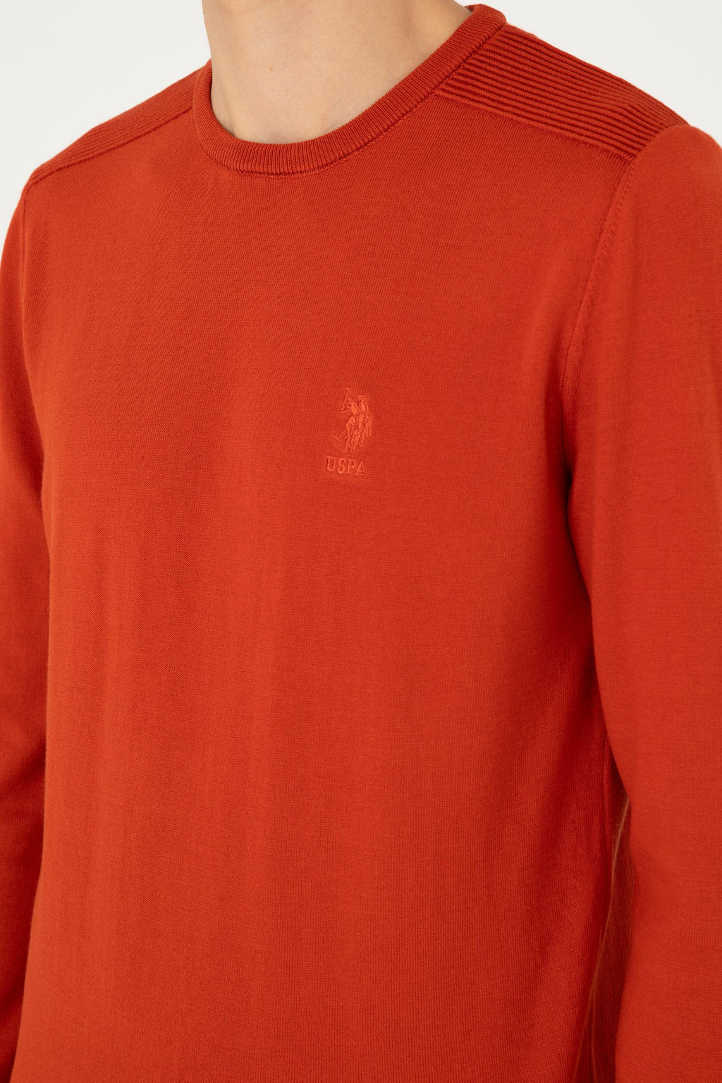 Мужской базовый свитер с плиткой - U.s. polo assn фото 7