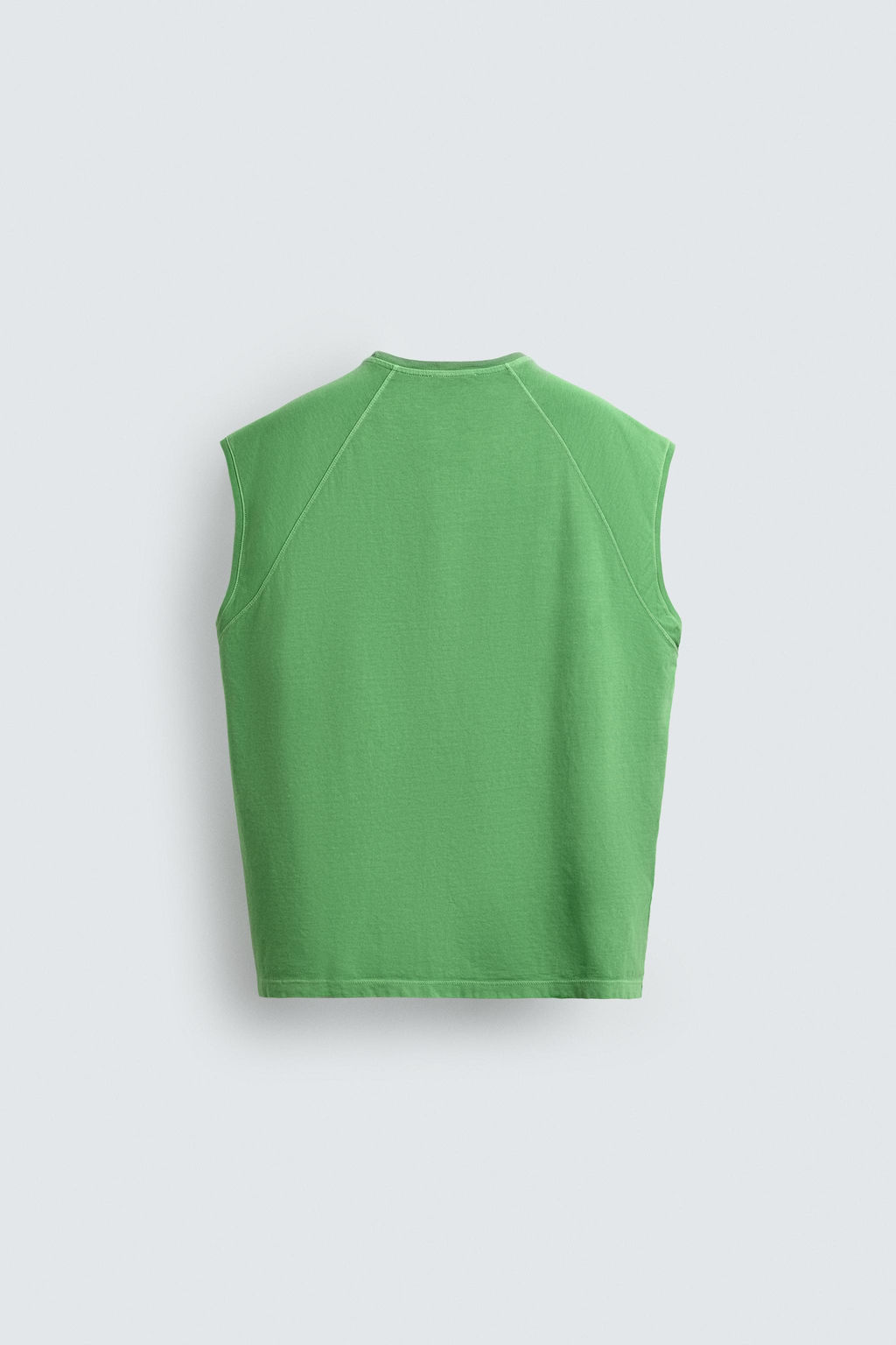 CAMISETA TANK LAVADA / Verde