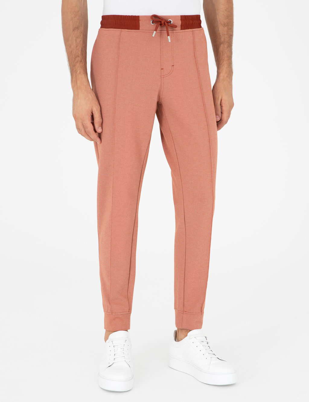 Коричневые зауженные спортивные штаны - Cacharel фото 2