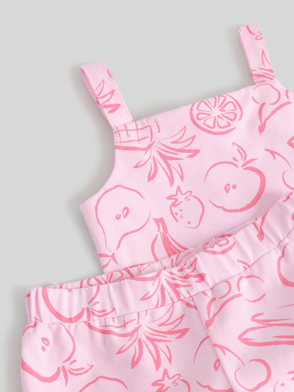 ACOOLA / Комплект детский для девочек ((1)блузка-топ и (2) шорты) Lavr_set розовый  фото 5