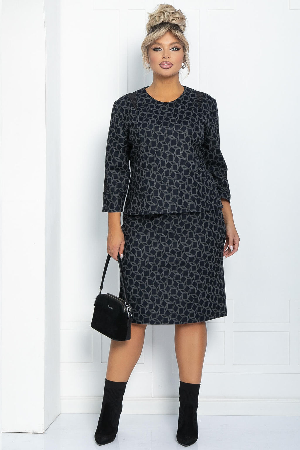 Костюм Астрид (синий) К11874 - Lt collection фото 4