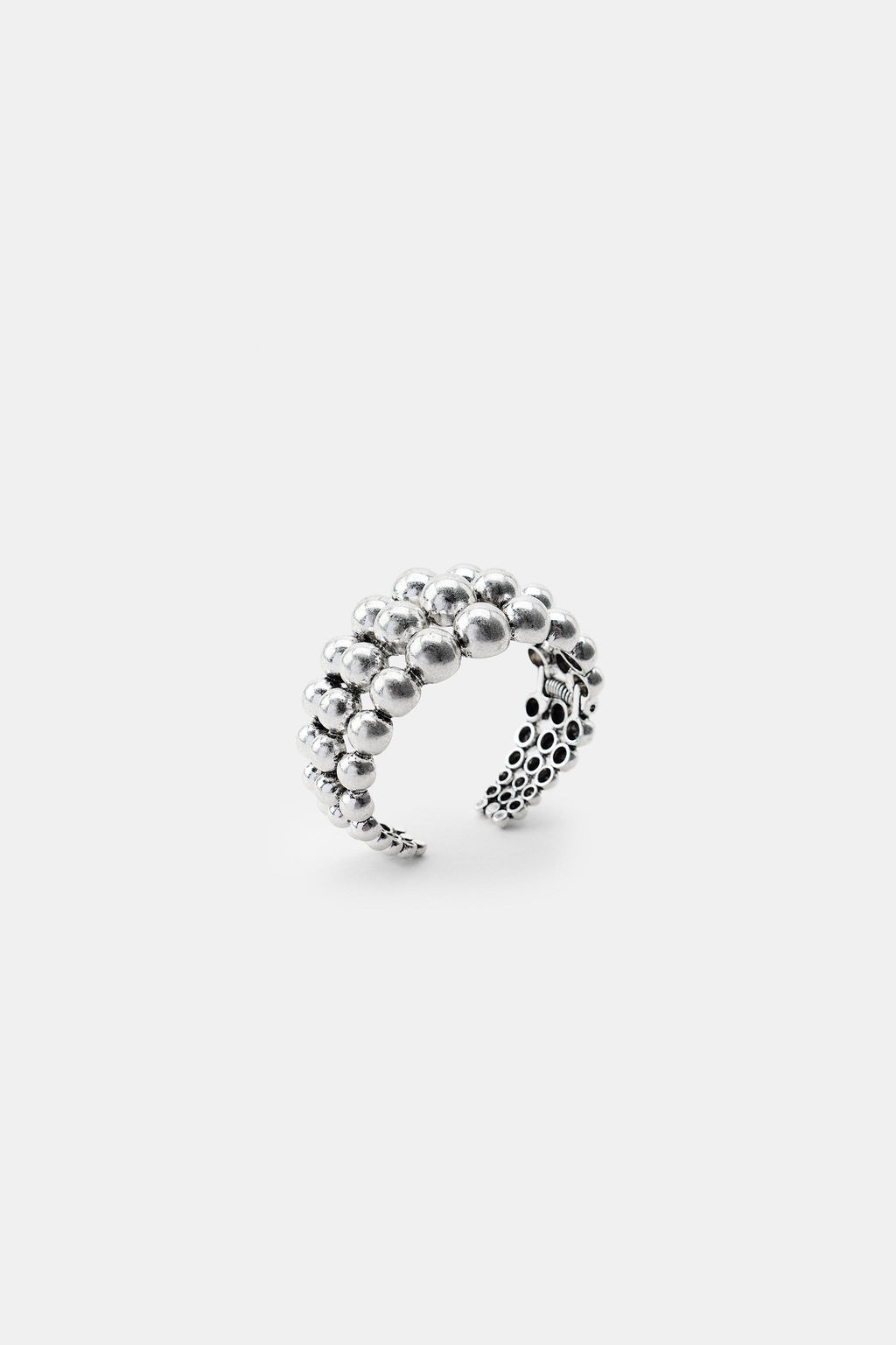 METAL BEAD BANGLE BRACELET - Zara фото 4