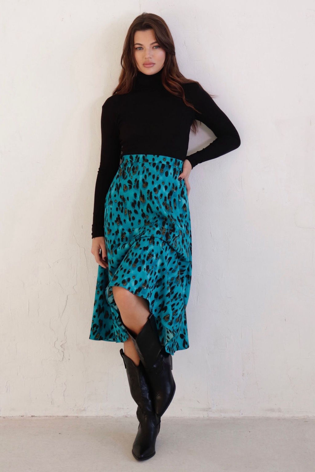 Юбка А-силуэта с принтом - Martichelli фото 14