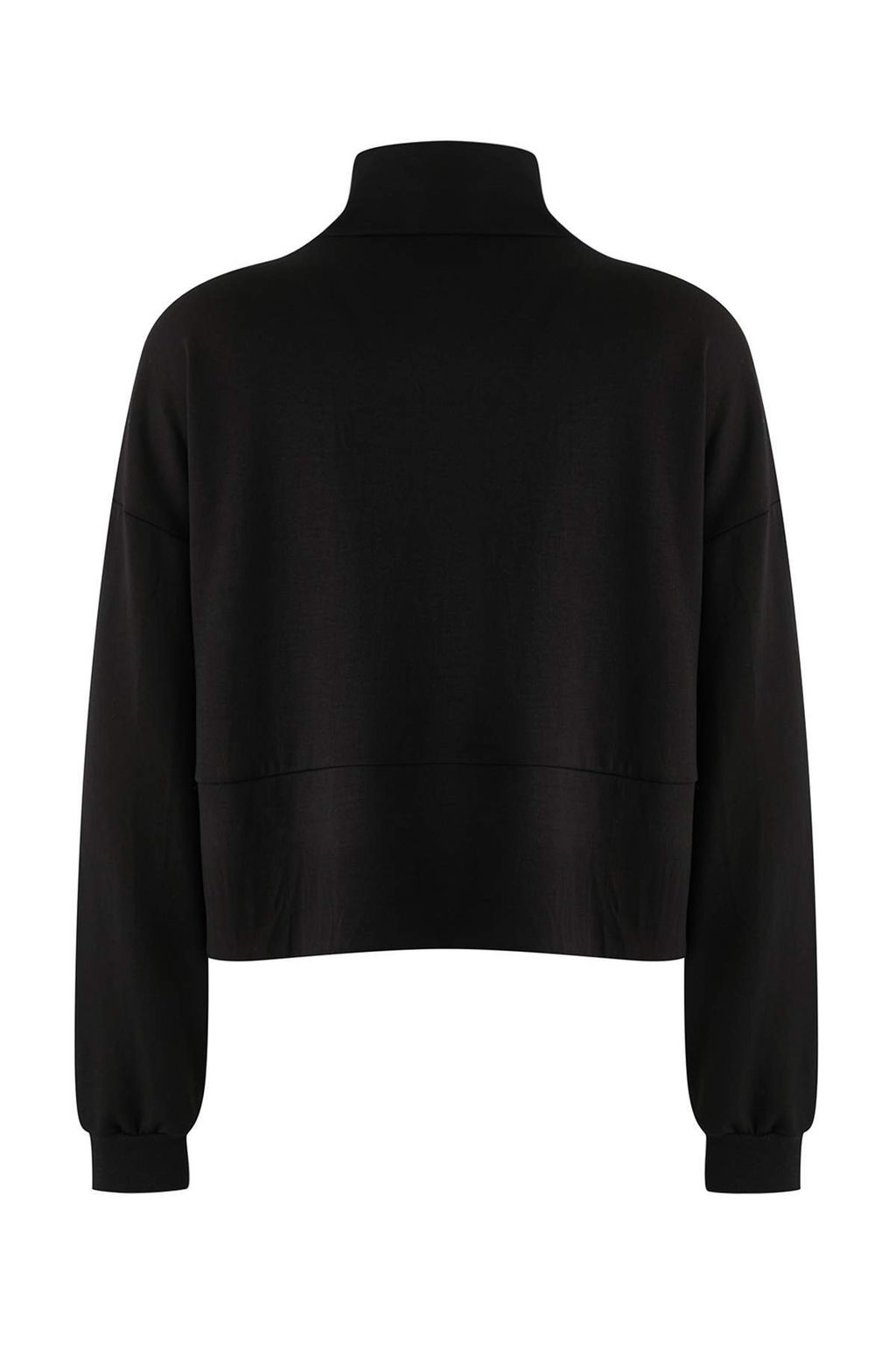 Siyah Fermuarl? Spor Orme Sweatshirt THMAW26SW00005