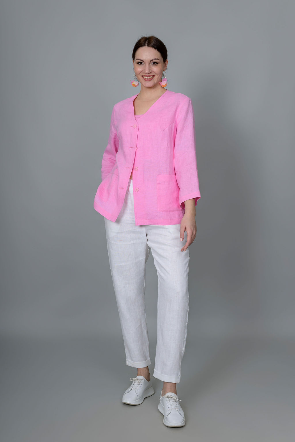 Жакет 100% лен