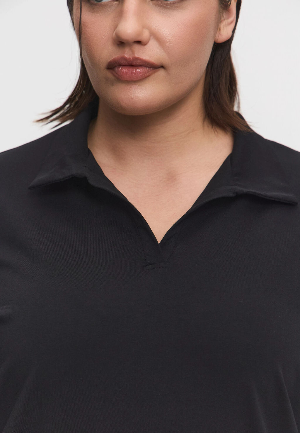 Лонгслив-поло 26204-536 черный